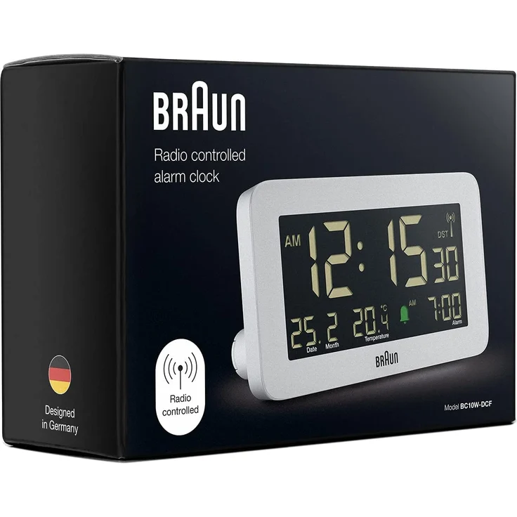 Braun BC10W DCF digitaler Wecker – Bild 4