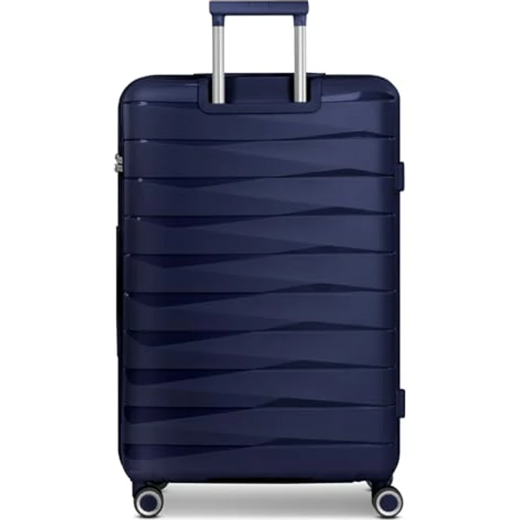 Franky Hartschalen-Trolley London, 4 Rollen, Polypropylen, erweiterbar auf 35 cm, mit TSA-Schloss und Wäschefach – Bild 2