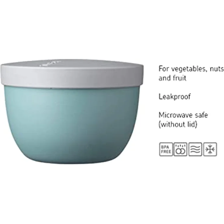 Mepal Lunchbox Snackpot Duo Pack Ellipse, 350 + 500 ml, Nordic Sage, Polypropylen (PP)
Praktischer Behälter zur Aufbewahrung & Transport von Lebensmitteln – Bild 2