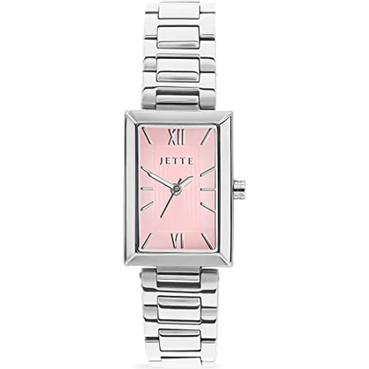 Jette Armbanduhr Damenuhr Silber (Analoguhr, 20 mm) – Bild 1