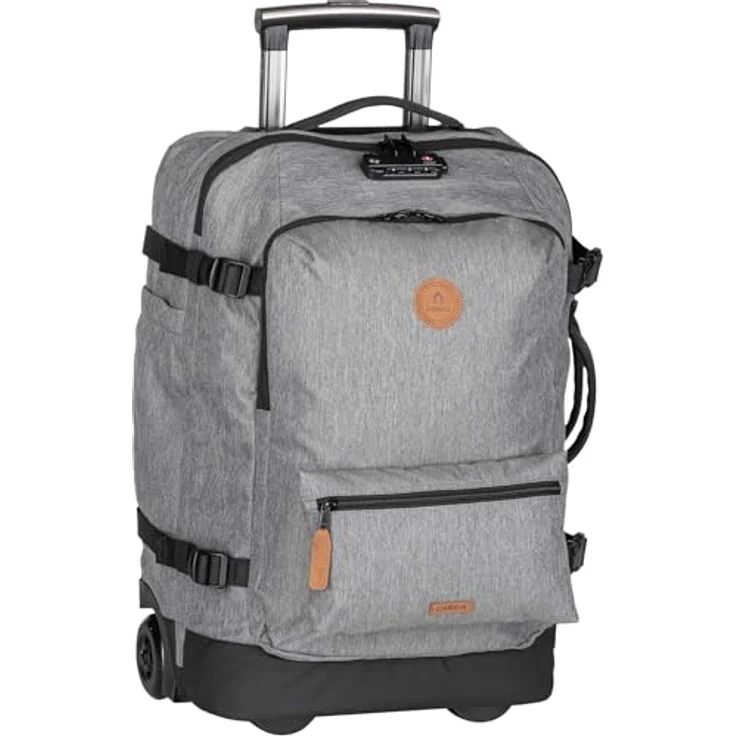 CABAIA Trolley Soft Suitcase Small, 2 Rollen aus recyceltem Polyester, ideal für Bordgepäck und Pendeln – Bild 1