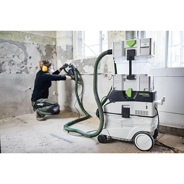 Festool Absaugmobil CLEANTEC CTM 36 Ei AC-RENOFIX, Bodenstaubsauger mit automatischer Abreinigung (AC) und Bluetooth, in blau – Bild 3