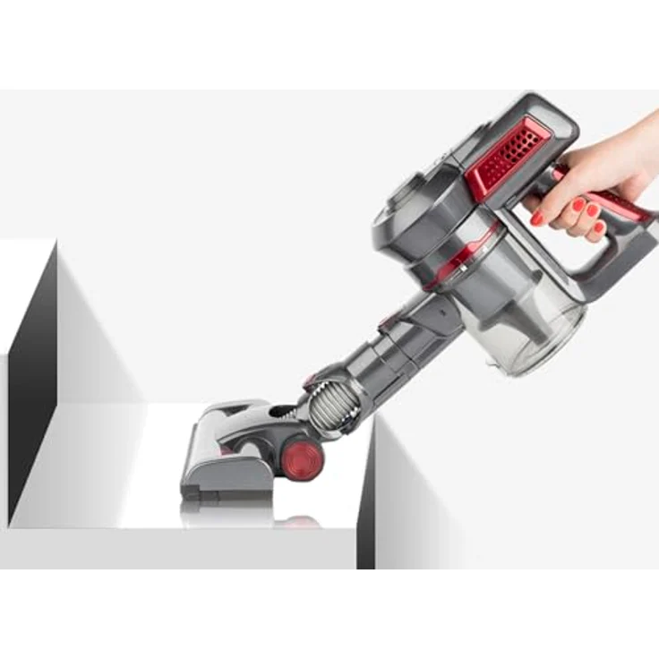 H.Koenig Kabelloser Handstaubsauger ohne Beutel UP600 - EasyClean - 2 Geschwindigkeiten - Leistungsstark - Kompakt - Leise - 100W - multifunktional für Haus - Auto und Büro – Bild 6
