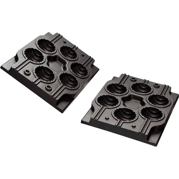 Neumärker Twist-Pop Backplattensatz für SWiNG Backsystem, antihaftbeschichtet, für 6 Cake Pops mit 50 mm Durchmesser, leicht zu reinigen