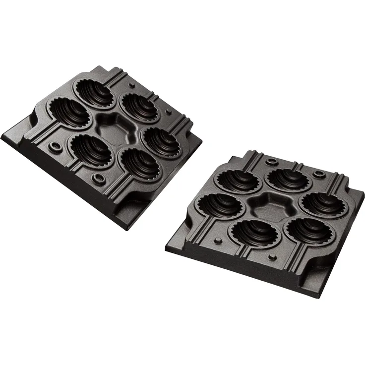 Neumärker Twist-Pop Backplattensatz für SWiNG Backsystem, antihaftbeschichtet, für 6 Cake Pops mit 50 mm Durchmesser, leicht zu reinigen