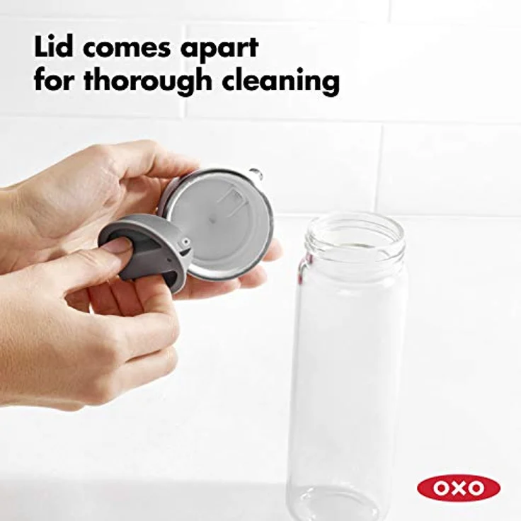 OXO Good Grips Ölspender, Glas, 355 ml, dosierbarer Präzisionsausgießer mit tropffreiem Design, spülmaschinenfest – Bild 6