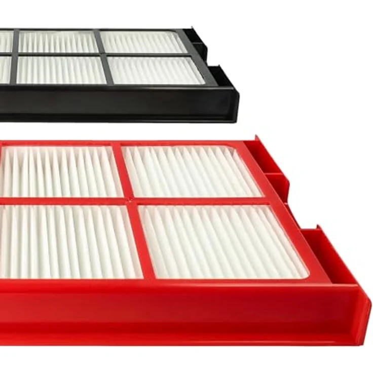 vhbw Filterset kompatibel mit Zehnder ComfoAir 200 Lüftungsgerät - Luftfilter G4 - F7 (2 Stück), 29 x 15 x 5 cm, Weiß - Rot - Schwarz – Bild 7