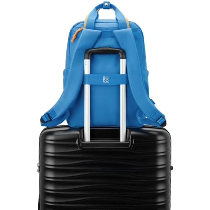 MODO by Roncato Starlight 3.0, Reiserucksack mit Laptopfach für 40 cm Geräte, aus 100% Polypropylen, blau – Bild 8