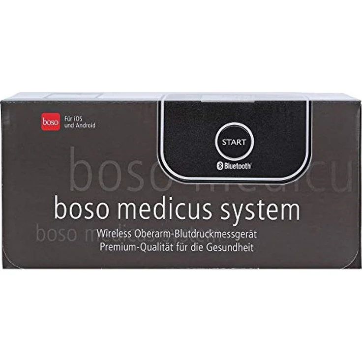 boso medicus system Kabelloser Blutdruckmesser für die Messung am Oberarm mit Arrhythmie-Erkennung Inkl. Universal-Zugbügelklettenmanschette (22-42cm) – Bild 4