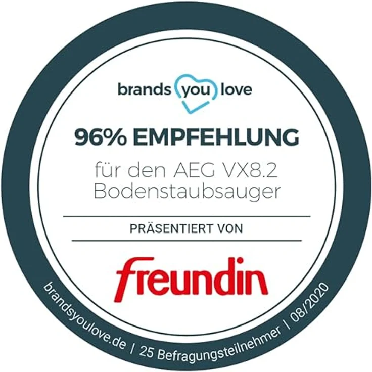AEG VX82-1-2ST Staubsauger mit Beutel (Automatische Saugkraftregulierung, extrem leise auch auf Teppich, Aufnahme von großen + kleinsten Partikeln, langes Kabel, 55% Recyclingmaterial, 600W, petrol) – Bild 13