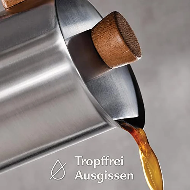 Cosumy Espressokocher, Induktionsgeeignet, FSC-zertifiziertes Eichenholz, 200 ml Fassungsvermögen – Bild 6