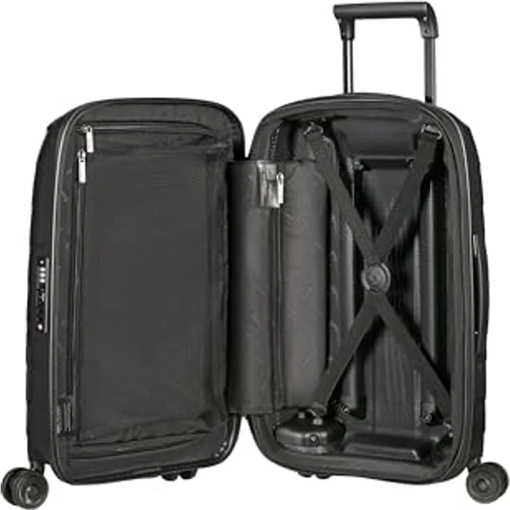 Samsonite Attrix - Spinner S, Erweiterbar Handgepäck, 55 cm, 38/44 L, Schwarz (Anthrazit) – Bild 5