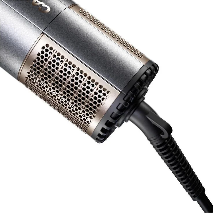 Carrera Beauty 02663, Warmluftbürste Schwarz mit 1000 Watt Leistung, Ionen-Technologie und keramisch beschichteter Bürste