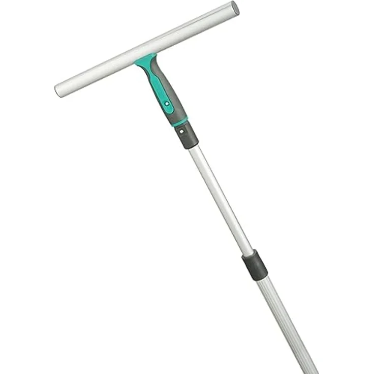 Leifheit Professional Einwascher 45 cm mit spezieller Reinigungsfaser, Fensterreiniger mit verstärktem Kunststoffgriff, Fensterwischer mit Klettband – Bild 3