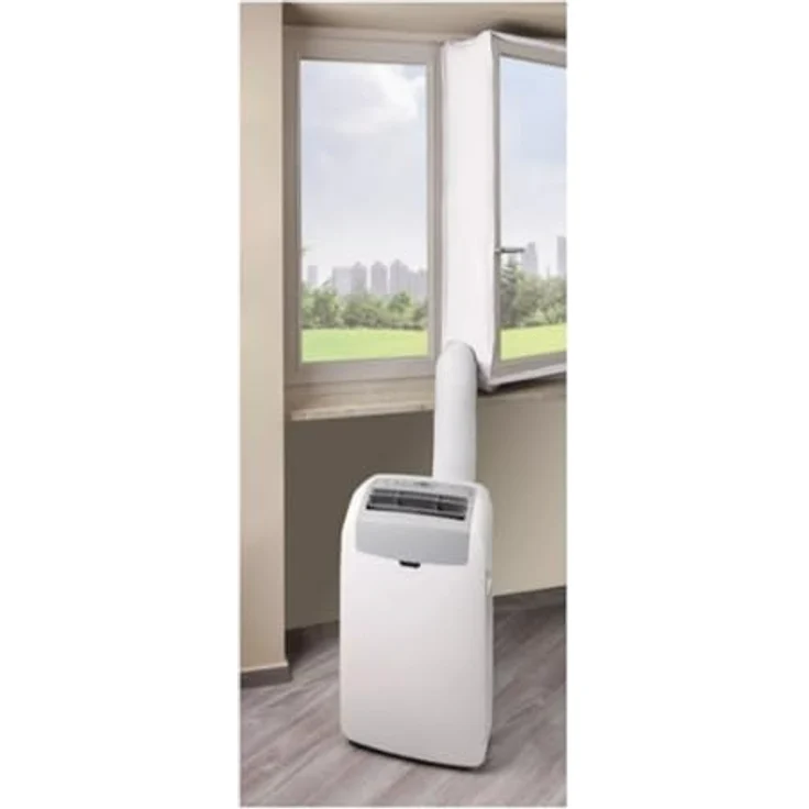 Whirlpool Universal Tür-/Fenster-Kitt, Dichtungsset für mobile Klimaanlagen, Weiß, für Fenster bis 140 cm und Türen bis 220 cm – Bild 5