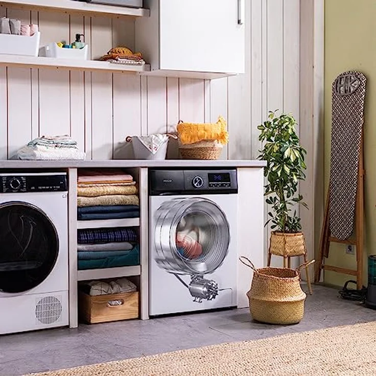 Cecotec Bolero Dresscode 10500 Inverter A, 10 kg Waschmaschine in Weiß mit 1400 rpm, Dampftechnologie und Energieeffizienzklasse A – Bild 5