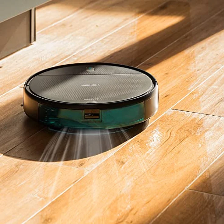 Cecotec Conga M10 Advance Aqua Pro, Roboterstaubsauger mit Gyroskop und Seitenbürste, Schwarz, 150 min Akkulaufzeit – Bild 4