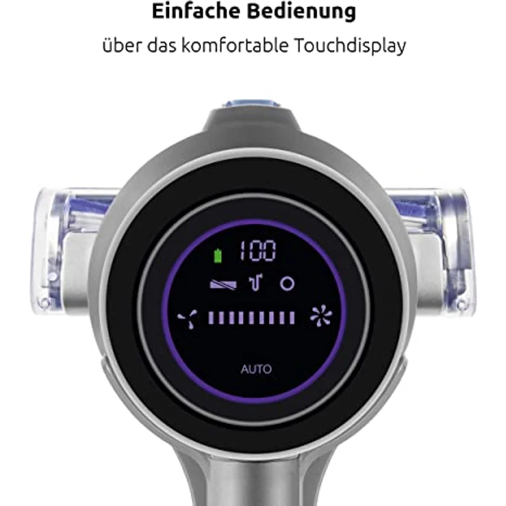 TechniSat VIOLA VC6 – kabelloser Staubsauger (Akku, bis zu 60 min, Saugleistung 25000Pa, Bürstenloser Motor, HEPA 13 Filter, für Auto, Sofa, Fliesen, Echtholz, Vinyl, Teppich, Beutellos, 2,2 Kg) – Bild 5