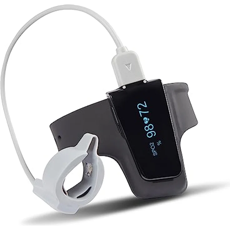 Pulox Checkme O2 - Smartes Handgelenk Pulsoximeter mit Ringsensor und App für iOS und Android – Bild 3