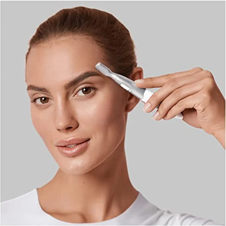 Braun Augenbrauen Trimmer Damen, Präzisionstrimmer für Trimmen / Stylen / Formen / Konturenanpassung, Haarentfernung Gesicht für Frauen, Augenbrauentrimmer, Reisen / unterwegs, Geschenk Frau, FG1106 – Bild 2