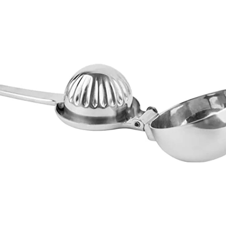 SALLYS Edelstahl Zitruspresse All-In-One – Profiqualität, Manuelle Saftpresse für Zitrusfrüchte, Robust & Spülmaschinenfest – Bild 2