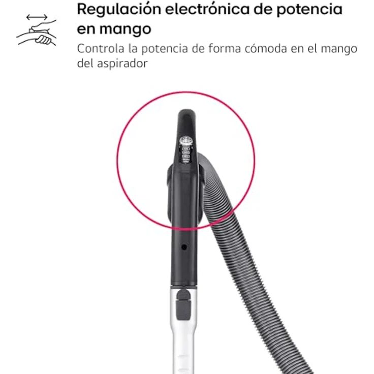 LG VK8506NHAG, Rot Kompressor Staubsauger mit 140W Leistung und Zyklon-Turbo-System – Bild 4