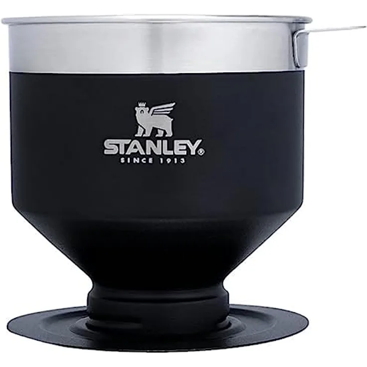 Stanley Perfect Brew Pour Over Kaffeebereiter - Ergibt 1-6 Tassen - Kaffeefilter Wiederverwendbar Edelstahl - Filterkaffee - BPA-frei - Leicht zu Reinigen & Abnehmbarer Filter - Schwarz