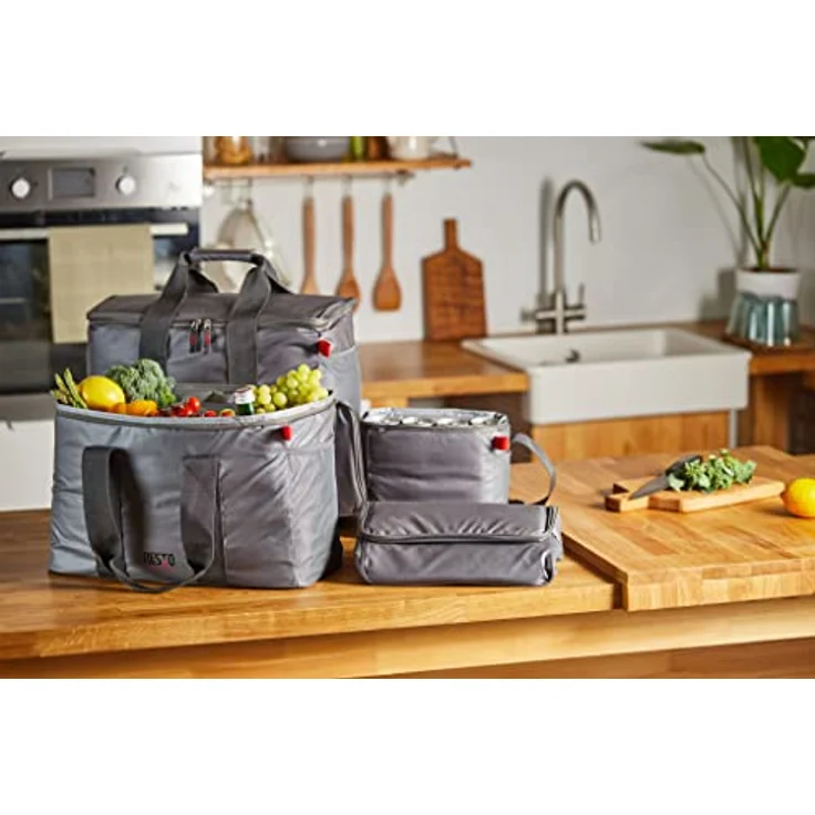 Resto Kühlbox 23L, strapazierfähiges Polyester, passive Kühlung, praktische Seitentasche – Bild 8