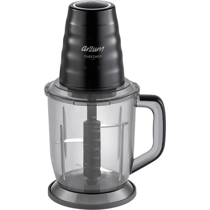 Arzum Zerkleinerer Chefchob 400W, 1,5 Liter, S-Klingen-Design, schwarz