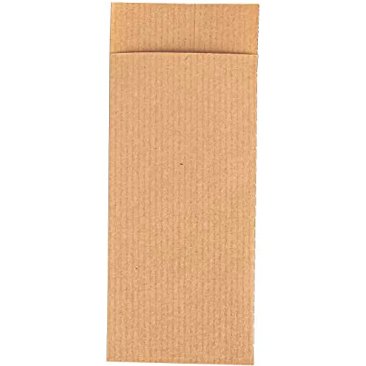 Rayher Papiertüten mini, zum Befüllen, 50 Stück, kraft, 5,3 x 11,5cm, 60g/m2, Geschenktüten lebensmittelecht, Papiersterne basteln, Adventskalendertüten, 67245521