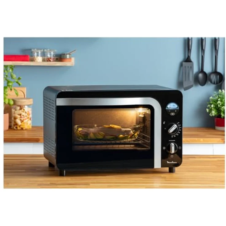 Moulinex OX283810, freistehender Minibackofen mit 39l Garraum und Heißluftfunktion, schwarz – Bild 5