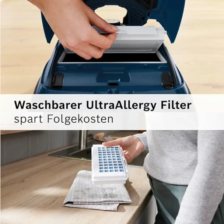 BOSCH Bodenstaubsauger BGL8XPER, PowerProtect System für langanhaltend starke Leistung, blau – Bild 14