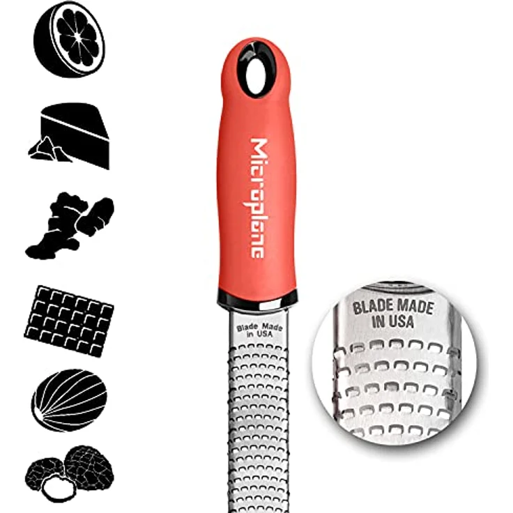 Microplane Zester Reibe Fein Koralle Edelstahl Premium Classic Serie – Bild 3