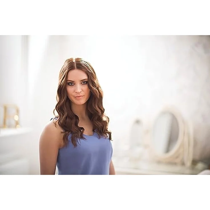 Remington Shine Therapy CI53W Konischer Lockenstab, kegelförmig, 13 bis 25 mm für Spirallocken, Keramikbeschichtung angereichert mit marrokanischem Arganöl, weiß – Bild 4