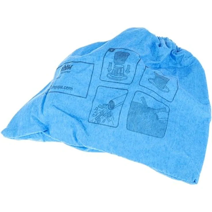 vhbw Textilfilterbeutel kompatibel mit Parkside PWD 12 A1, 20 A1 - Abwaschbar, Blau, für Nass-/Trockensauger, hohe Reißfestigkeit – Bild 3