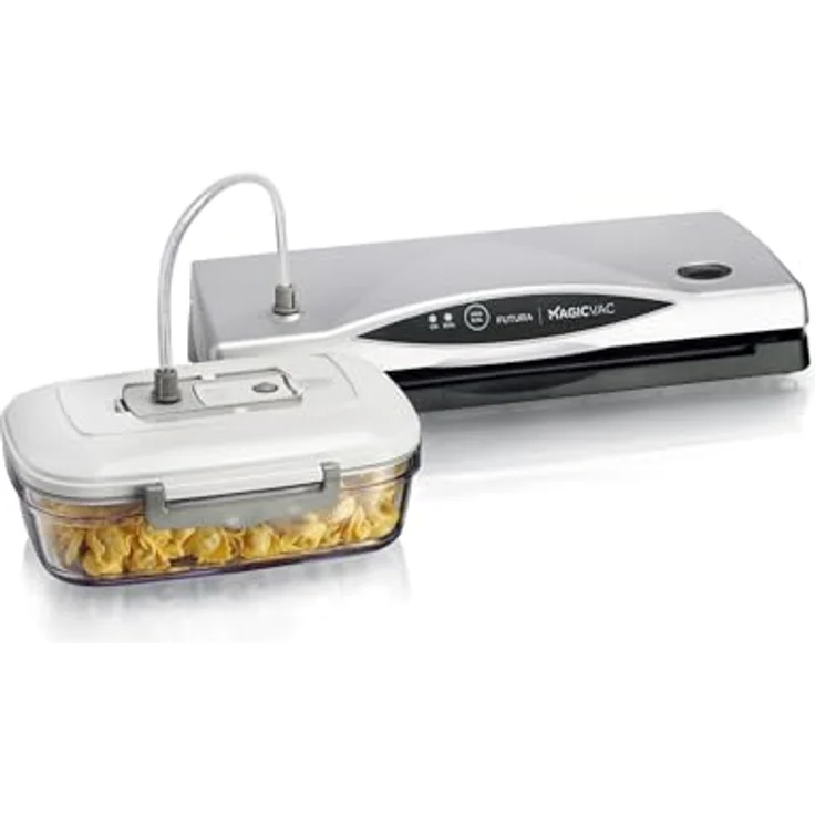 Magic Vac Futura Vakuumiergerät 150 x 390 x 80 mm 2,3 kg 140 W 230 V 50 Hz Schwarz-Weiß – Bild 4