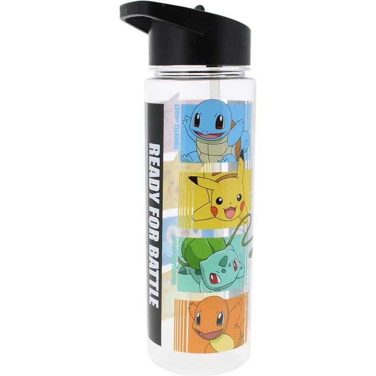 Blueprint Collections Pokemon Flip Top Trinkflasche, 750ml, stylisches Design für Pokemon-Fans