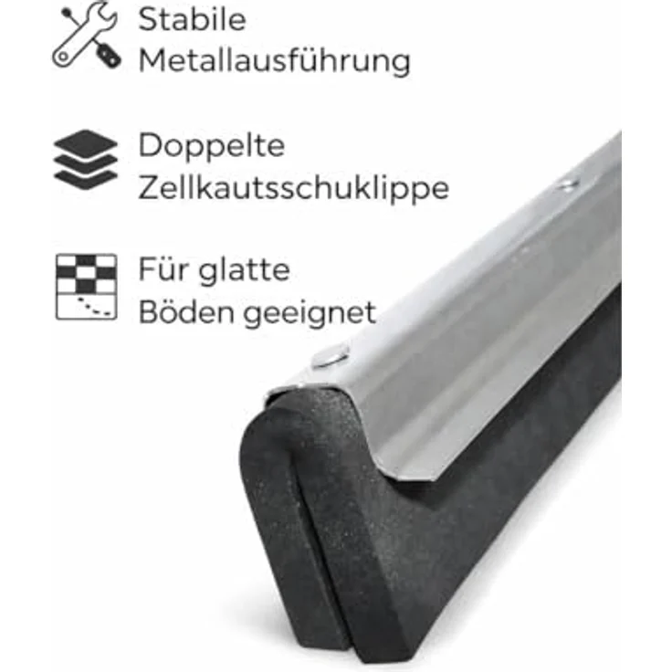 Andreas Bürsten Wasserschieber 35 cm, Metall, Schwammgummi – Bild 8