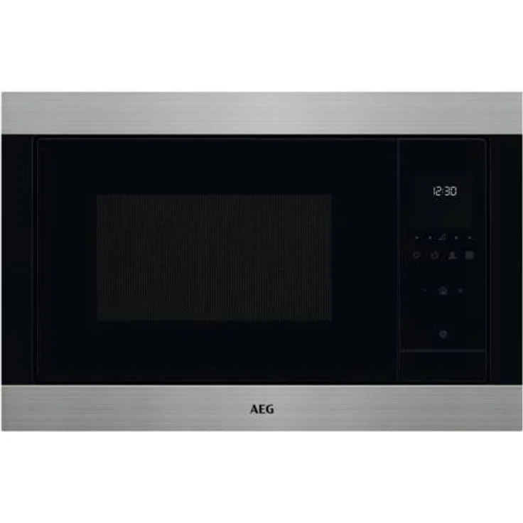 AEG TMS5G25IEM, Mikrowelle mit Grill, 25L, 900W, Quarz Konvektion, Einbau, Edelstahl – Bild 1