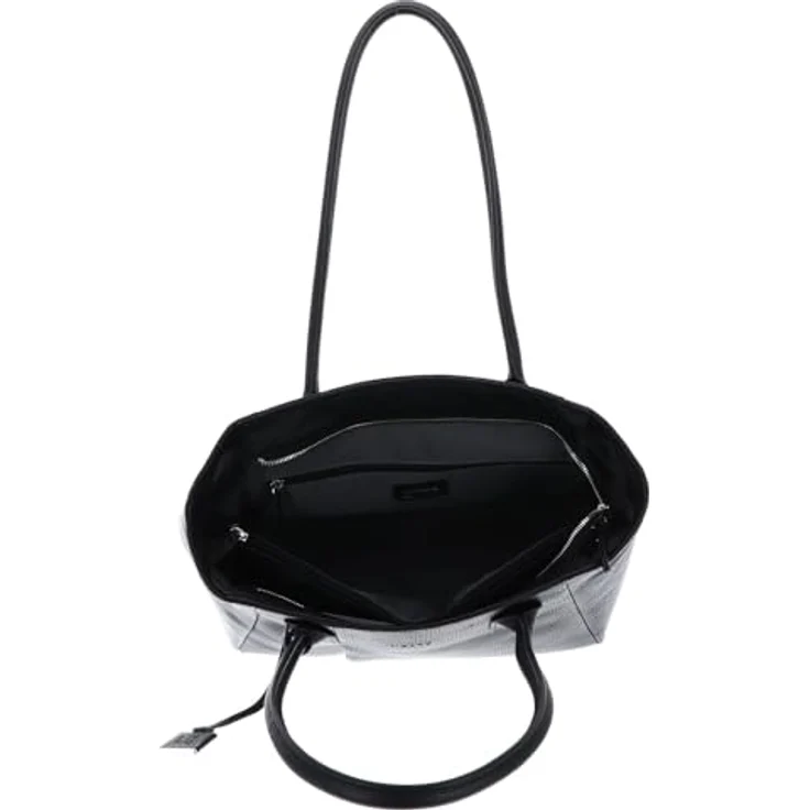 Picard Shopper, eleganter Einkaufstaschen aus echtem Rindsleder, schwarz, mit geräumigem Hauptfach und Zipperverschluss – Bild 5