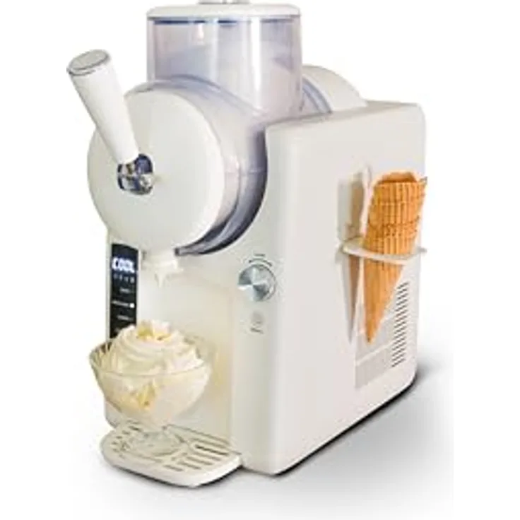 Unold 48950 Slush- und Softeismaschine mit Kompressor, 2L, 5 Programme für Slushies, Softeis, Frozen Cocktails, Milchshakes, spülmaschinengeeigneter Behälter, klimafreundliches Kältemittel R290