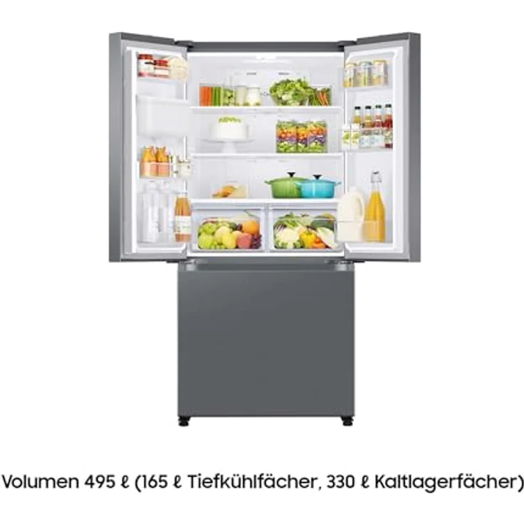 Samsung French-Door-Kühlschrank RF50C530ES9/EF, 178 cm, 495 l, WiFi, SmartThings AI Energy Mode, Twin Cooling+, Auto Ice Maker, No Frost+, Edelstahl Look – Bild 3