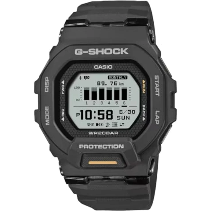 Casio GBD-200-1A1ER G-Shock G-Squad, Bluetooth Digitaluhr mit Trainingsfunktionen, schwarz – Bild 2