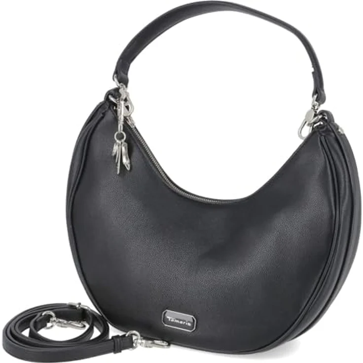 Tamaris TAS Katharina Schultertasche 31 cm, schwarz, aus 100% Polyurethan, 28 cm hoch, 10 cm tief – Bild 1