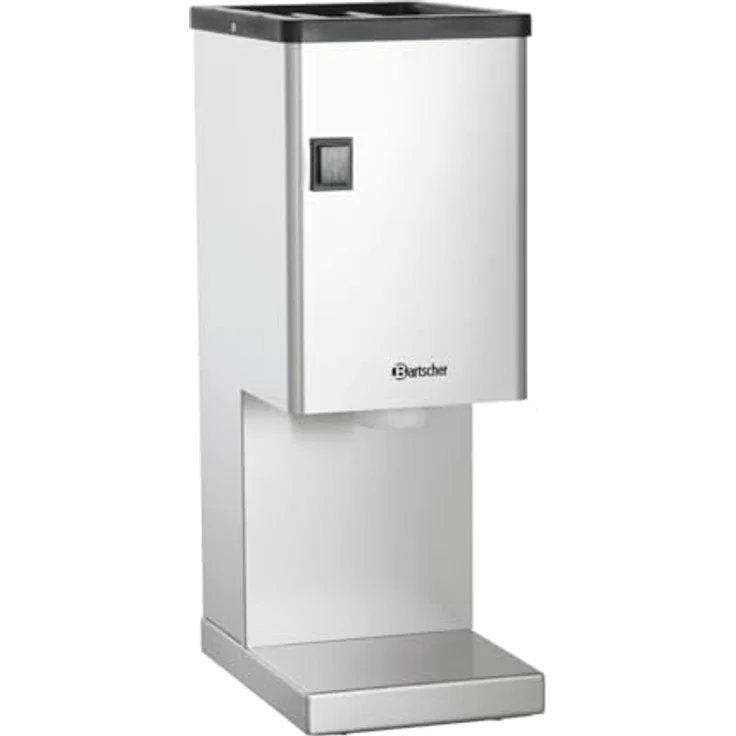 Bartscher Eiscrusher 300, Edelstahl, 60 kg/h Leistung, mit Auswurftrichter, Silber – Bild 6