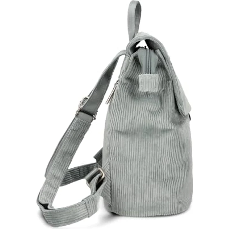 Zwei Mademoiselle.M City Rucksack, 29 cm, blau, 100% Polyurethan, 24 cm x 13 cm – Bild 4