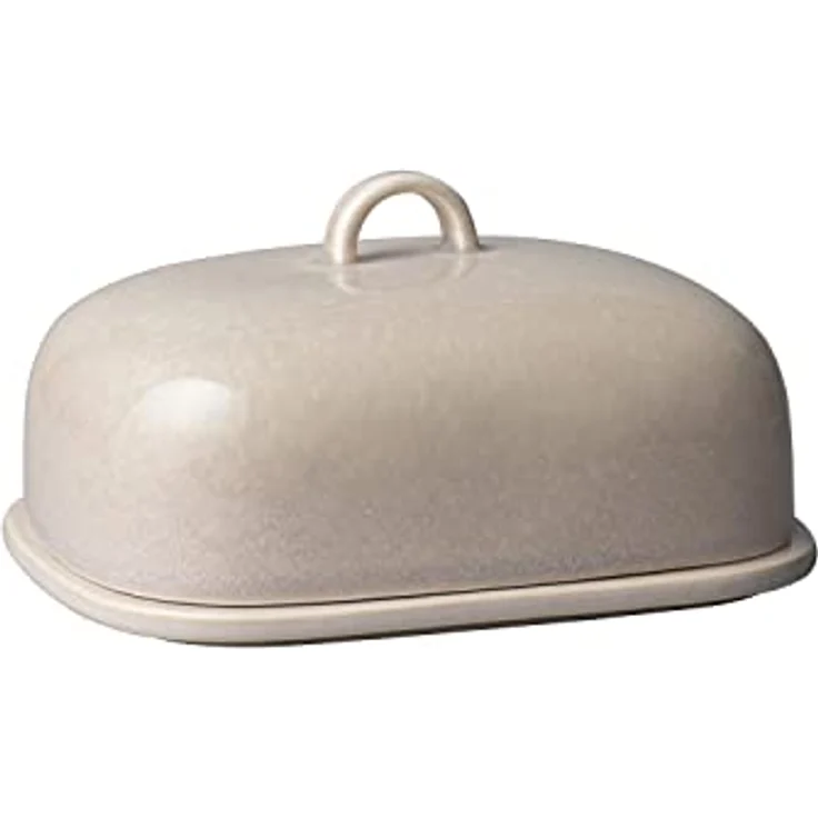 like. by Villeroy & Boch – Perlemor Home Butterdose, Porzellan Butterglocke im Pottery Stil – Bild 1