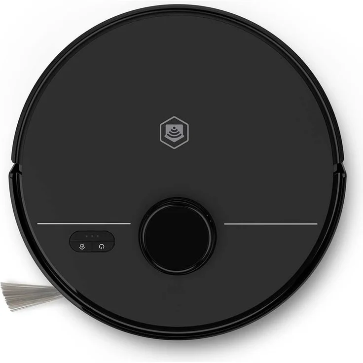 Nedis SmartLife Roboter-Staubsauger, 3-in-1 mit Laser-Navigation und Wi-Fi, Auffangbehälter 0.59 l, Schwarz