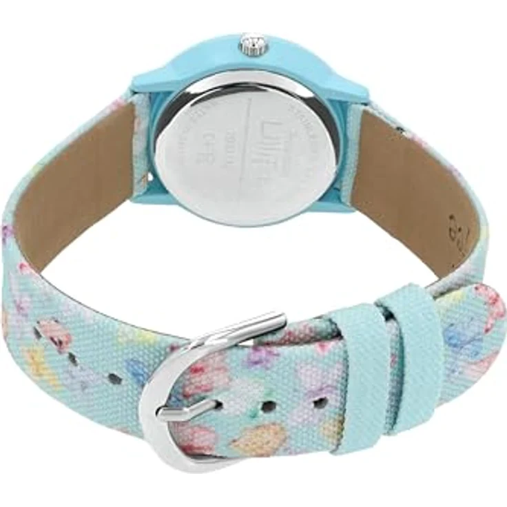 Prinzessin Lillifee Quarzuhr 2037732, Kinderuhr mit längenverstellbarem Textilarmband und kratzfestem Mineralglas, spritzwassergeschützt – Bild 3