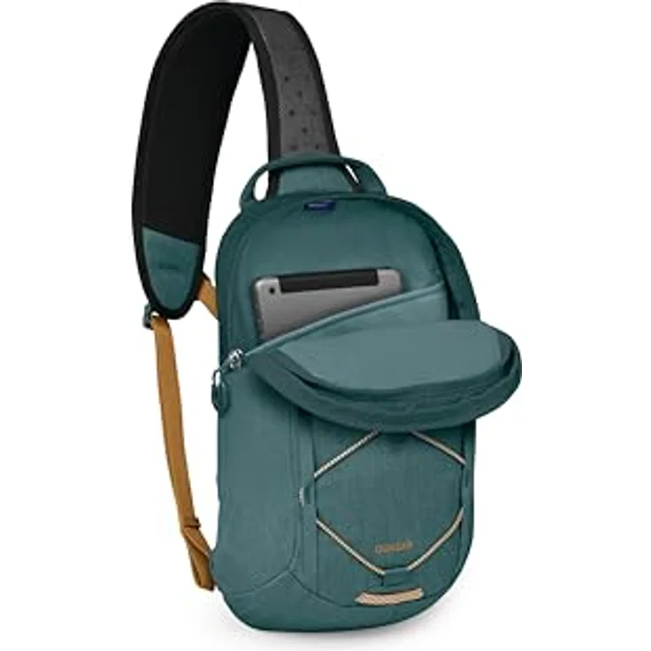 Osprey Quasar Sling Bag, 38 cm, grün, 100% Polyester, kompakte Umhängetasche – Bild 7